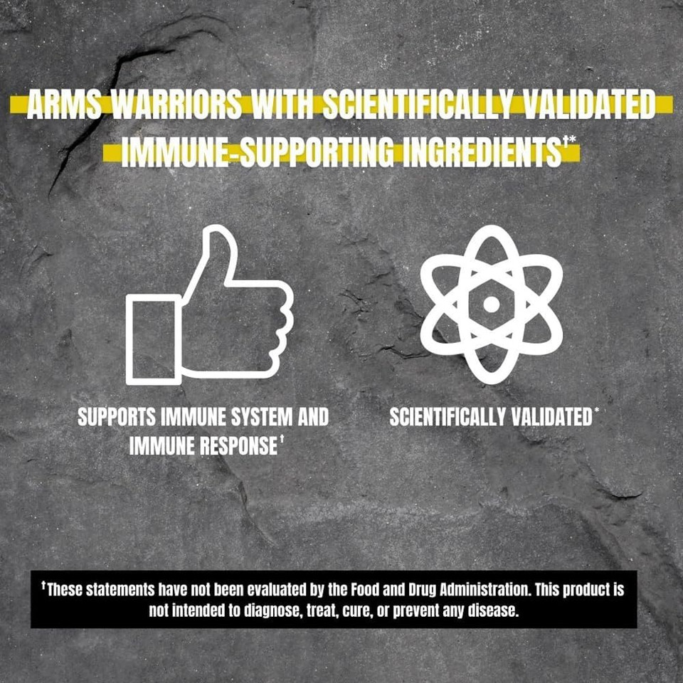 Spartan Race Immune, Body Armour For The True Warrior, Scientifically Validated, Supports Healthy Immune System And Immune Response, 60 Count