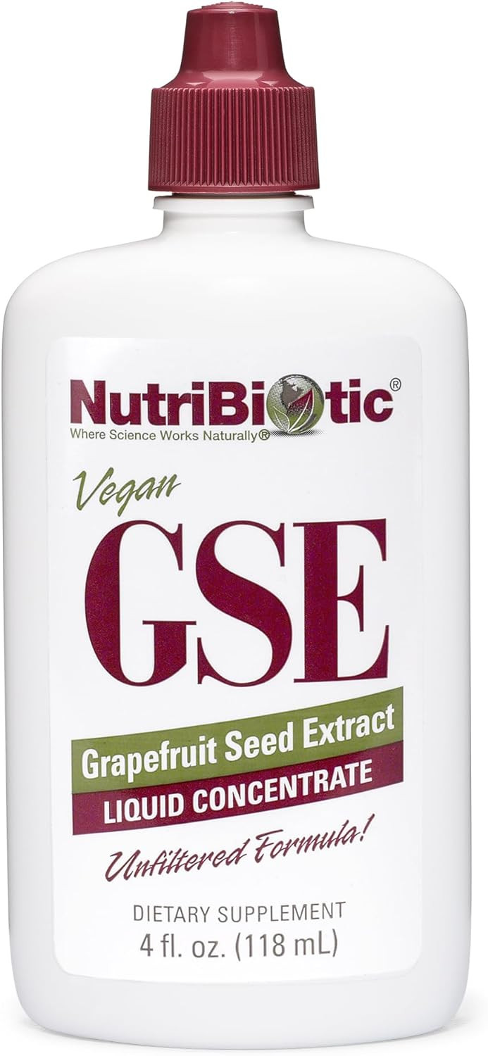 Nutribiotic  Gse, 4 Oz Liquid | The Original Grapefruit Seed Extract Premium Concentrate With Bioflavonoids | Vegan, Gluten Free, Non-Gmo