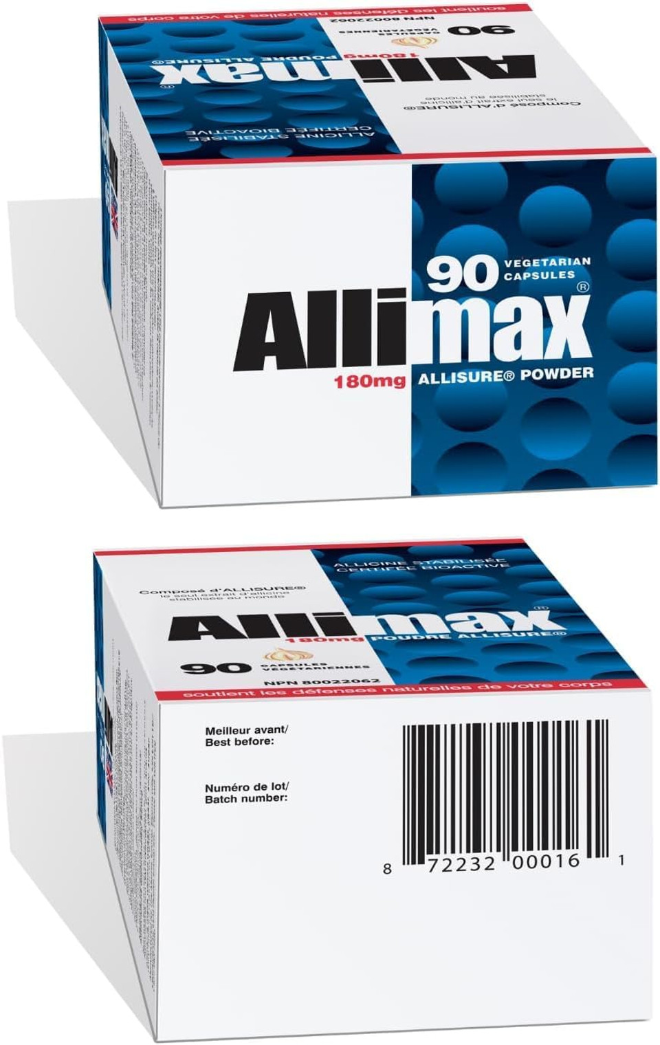 Allimax International Limited, Allimax 180 Mg 90 Vegcaps