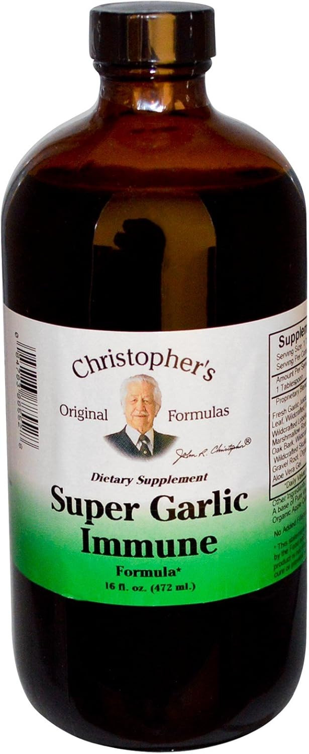 Christopher'S Original Formulas Super Garlic Immune 16 Oz