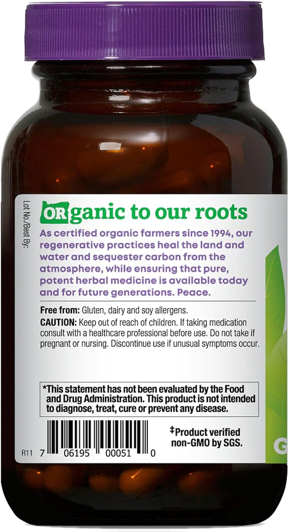 Oregon'S Wild Harvest Eleuthero Organic Capsules | Adapt To Stress Naturally, 90 Count