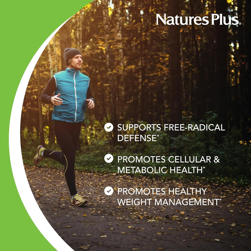 Naturesplus Herbal Actives Chinese Green Tea, Extended Release - 750 Mg - Overall Well-Being - 30 Vegetarian Tablets (30 Servings)