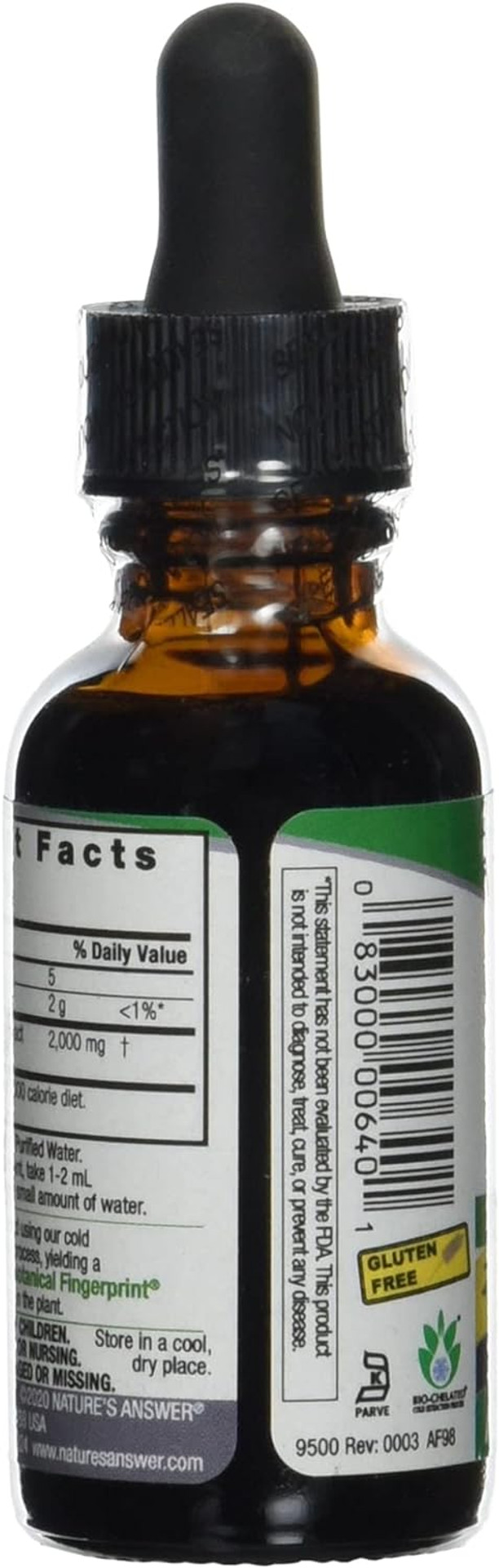 Nature'S Answer Licorice Root | Herbal Supplement | Supports Digestive Health | Non-Gmo & Kosher | Alcohol-Free, Gluten-Free & Vegan 1Oz