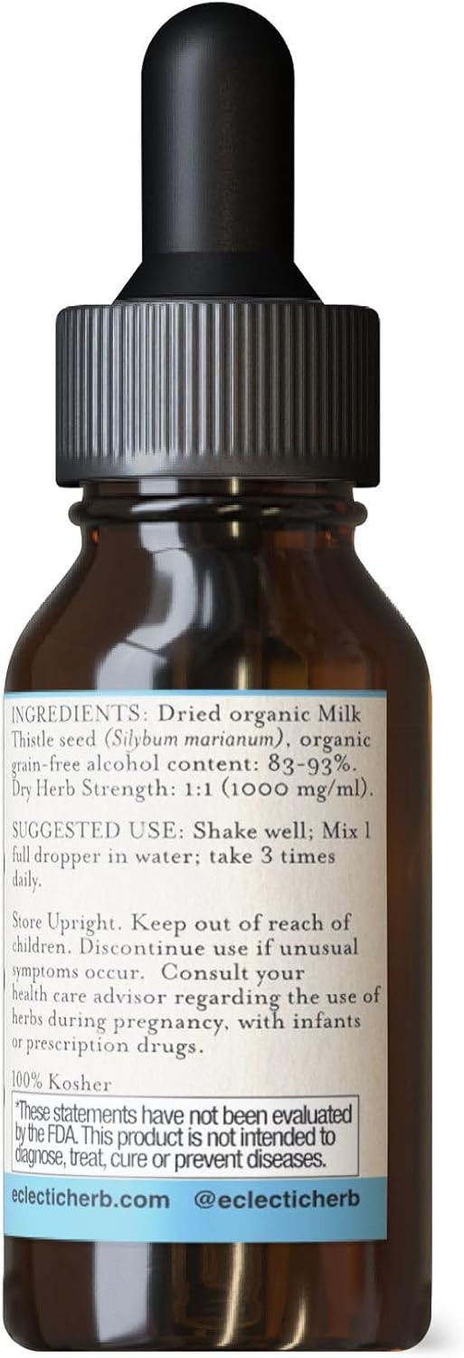 Eclectic Institute Milk Thistle O 2 Ounce