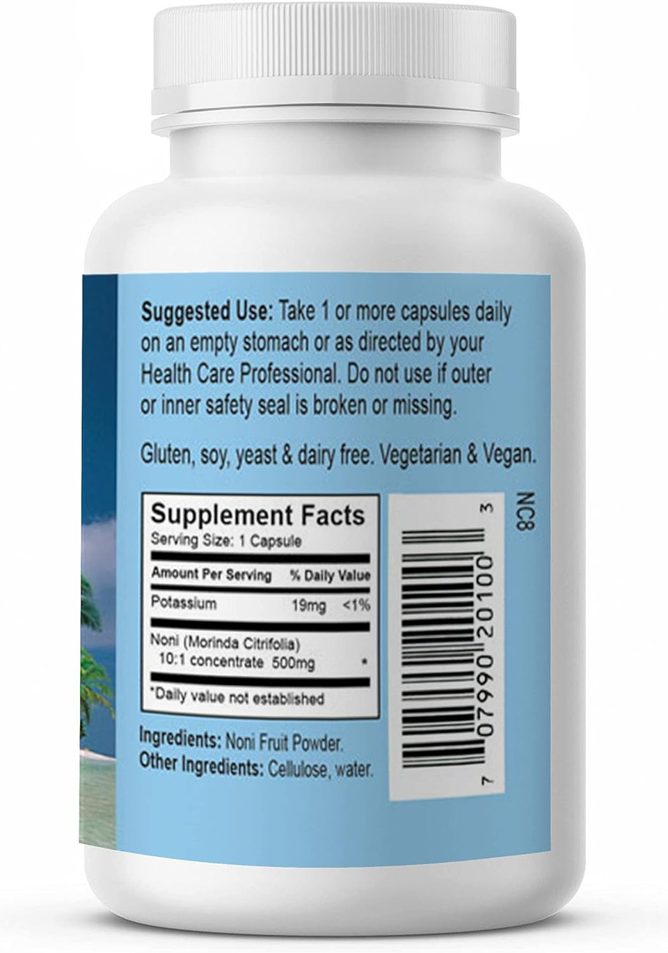 Earth'S Bounty - Hawaiian Noni Fruit Capsules - 60 Veggie Caps - Healthy Immune System & Joint Health Support - 100% Natural & Pure Noni - Vegetarian