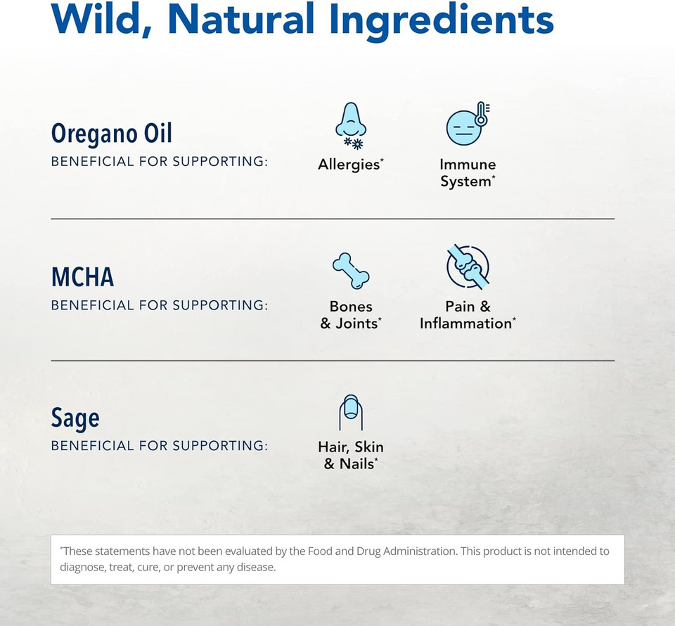 North American Herb & Spice Boneactiv - 120 Capsules - Bone & Joint Support - Mcha, Sage, Rosemary, Oreganol P73 Oregano Oil - Non-Gmo - 30 Servings