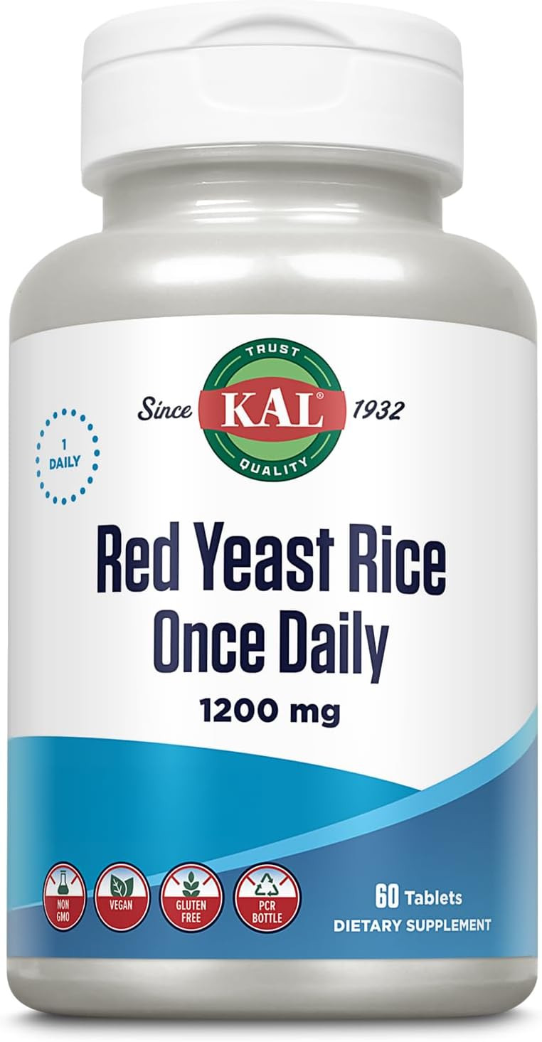 Kal 1200 Mg Red Yeast Rice, 60 Count