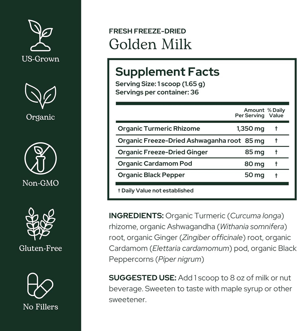 Eclectic Institute Golden Milk Cog Fdp 60Gram