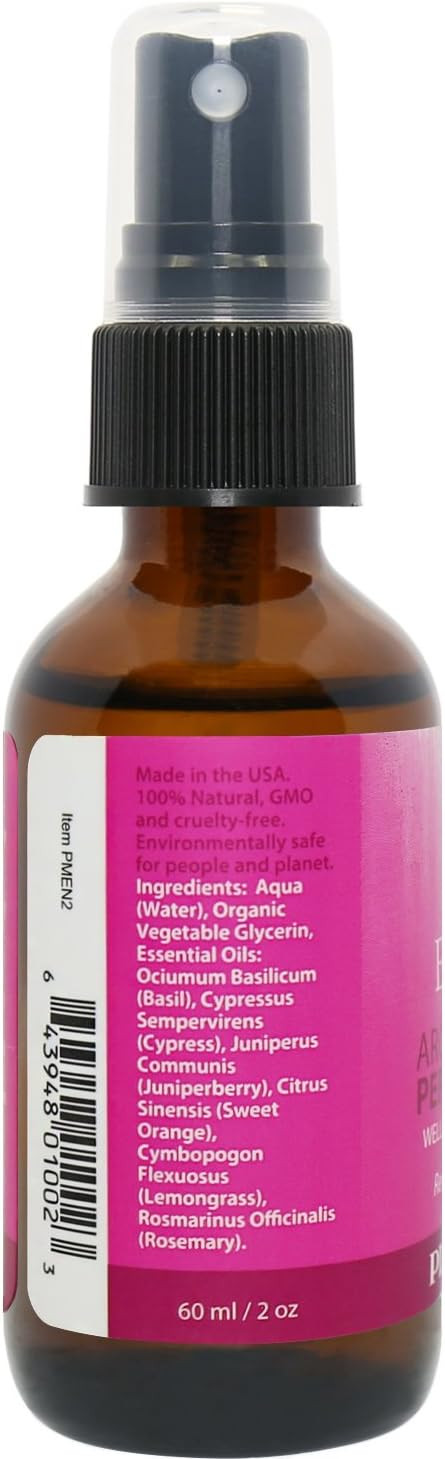 Plantlife Energy Mist Face And Body Spray - Straight From The Plant 100% Pure Therapeutic Grade - Take With You Everywhere - Made In California 2 Oz