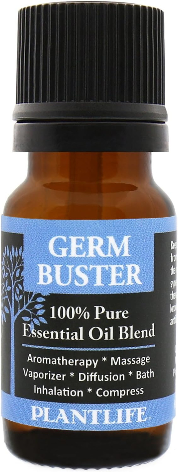 Plantlife Germ Buster Essential Oil Blend (100% Pure And Natural, Therapeutic Grade) From Plantlife