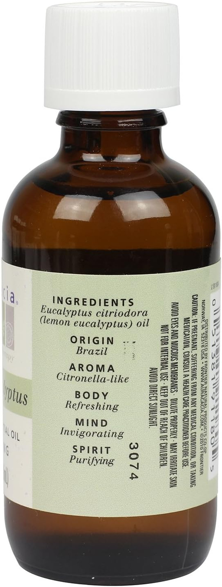 Aura Cacia Essential Oil, Awakening Lemon Eucalyptus, 2 Fluid Ounce2 Fl Oz (Pack Of 1)