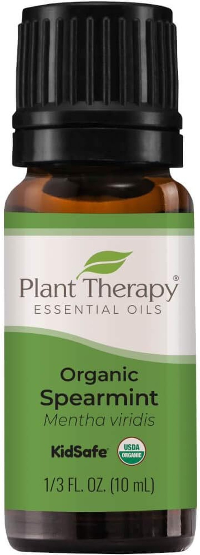 Plant Therapy Usda Certified Organic Spearmint Essential Oil 10 Ml (1/3 Oz) 100% Pure, Undiluted, Therapeutic Grade