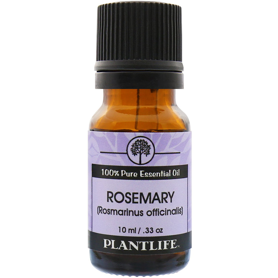 Plantlife Rosemary Aromatherapy Essential Oil - Straight From The Plant 100% Pure Therapeutic Grade - No Additives Or Fillers - 10 Ml