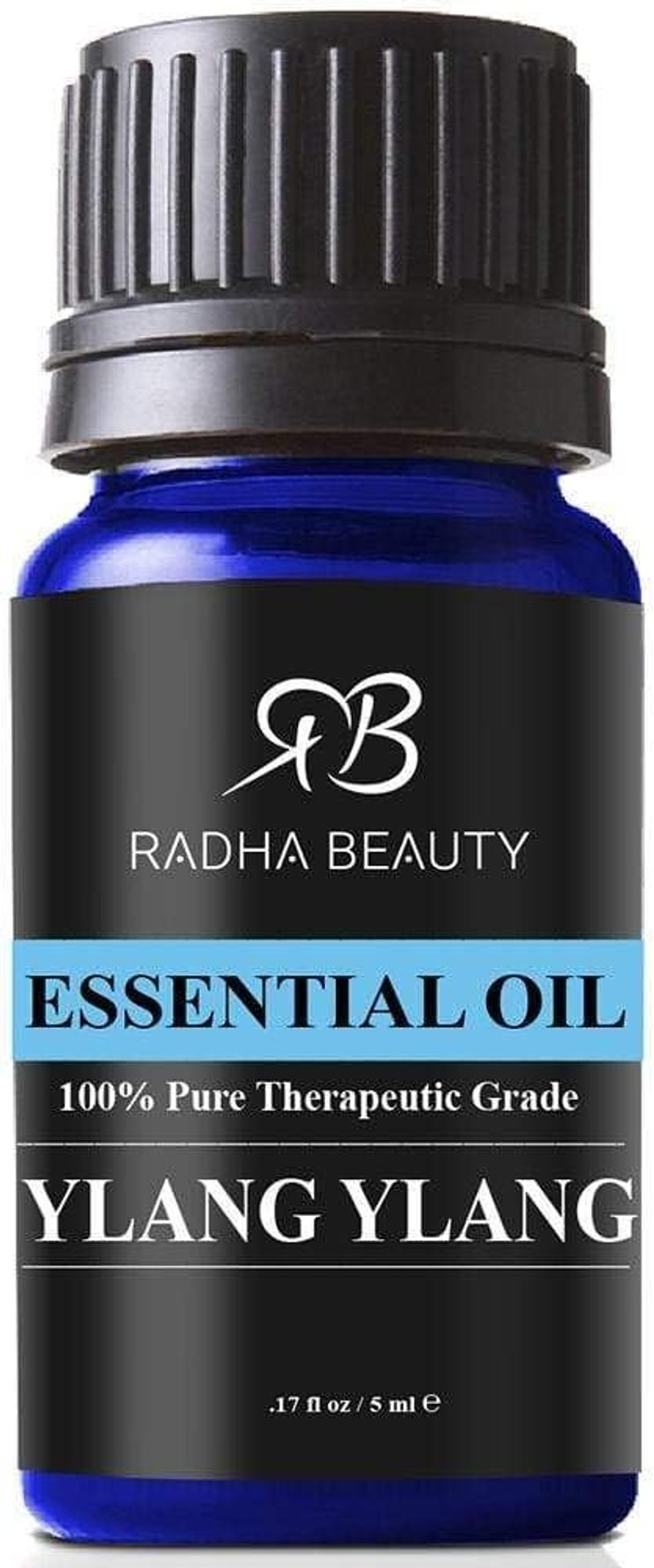 Radha Beauty Ylang Ylang Essential Oil, 5Ml - 100% Natural Therapeutic Grade For Aromatherapy, Relaxation, Fatigue, Stress, Fragrance For Home & Office