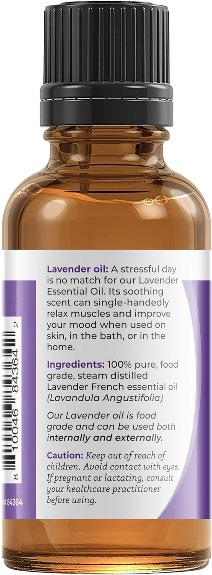 Viva Doria 100% Pure Lavender French Essential Oil, Undiluted, Food Grade, 30 Ml (1 Fluid Ounce)