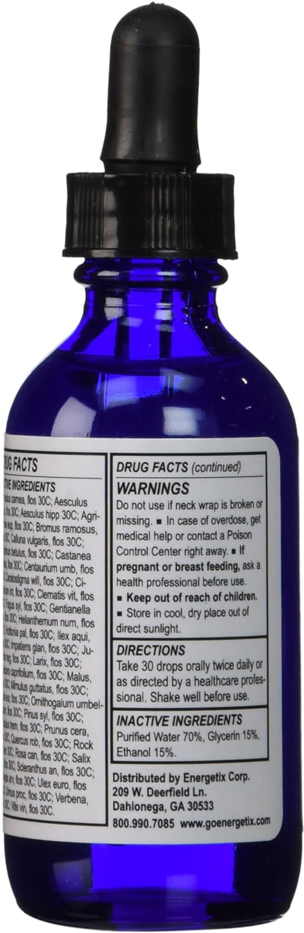 Energetix Fields Of Flowers Homeopathic Remedy - Perfect For Emotional Symptoms Such As Fear, Anxiety, Depression And Despondency - 38 Traditional Flower Essences - 2 Fluid Ounce (59.1 Milliliters)