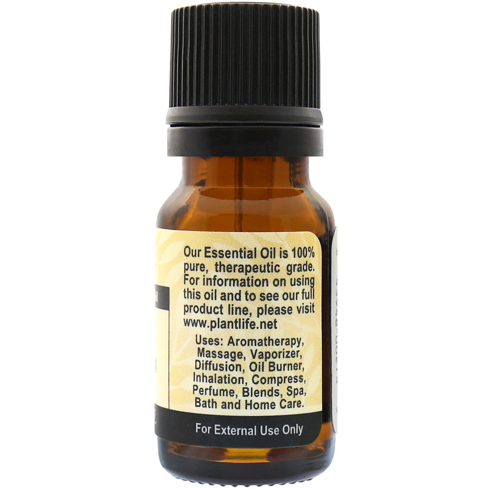 Plantlife Nutmeg Aromatherapy Essential Oil - Straight From The Plant 100% Pure Therapeutic Grade - No Additives Or Fillers - 10 Ml