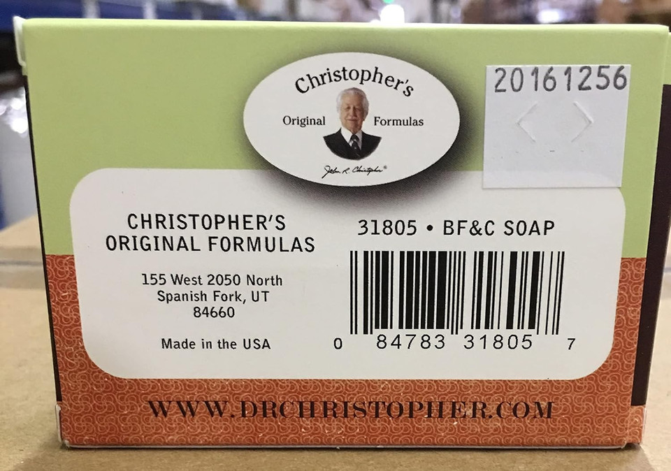 Christopher'S Original Formulas Bf&C Soap 3.5 Oz