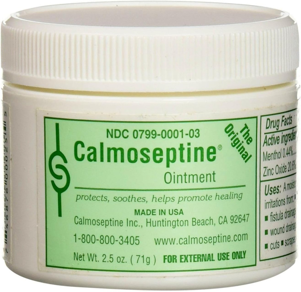 Calmoseptine Ointment 2.5 Oz Jar
