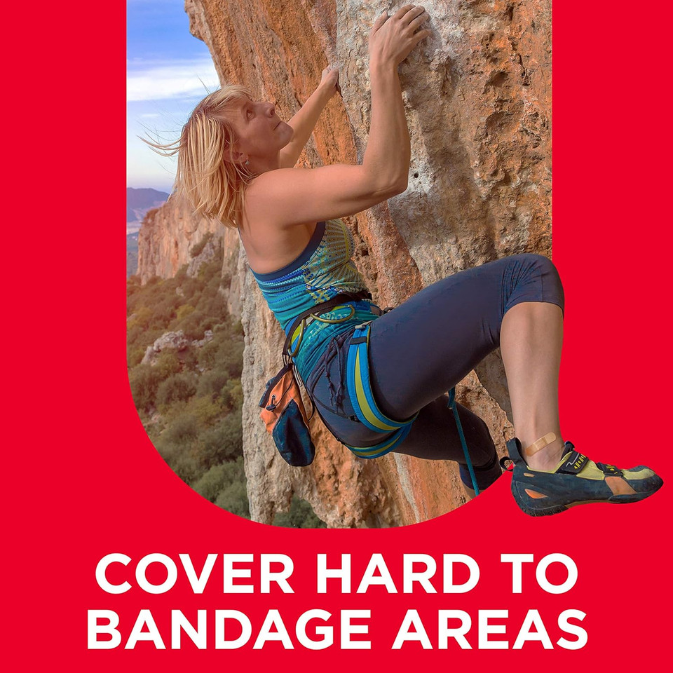 Band-Aid Brand Flexible Fabric Adhesive Bandages, Comfortable Flexible Protection & Wound Care Of Minor Cuts & Scrapes, Quilt-Aid Technology To Cushion Painful Wounds, All One Size, 30 Ct30 Count (Pack Of 1)