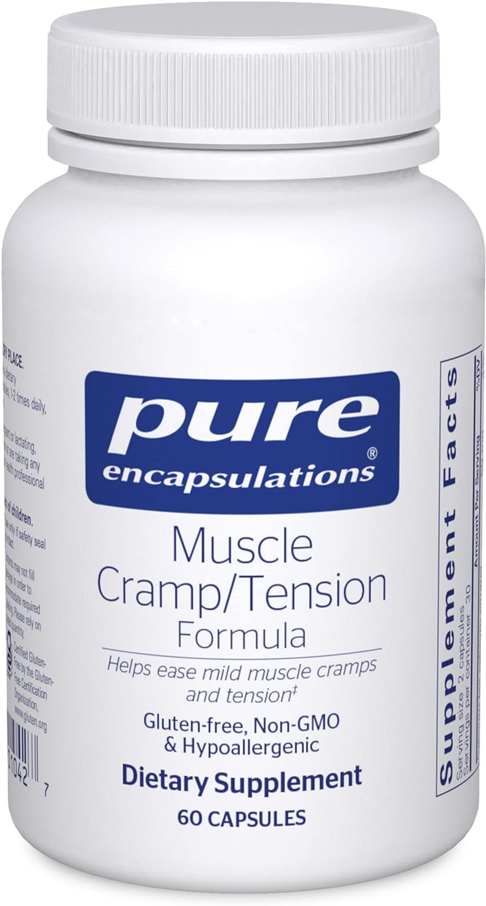 Pure Encapsulations Muscle Cramp/Tension Formula | Hypoallergenic Supplement To Reduce Occasional Muscle Cramps/Tension And Promote Relaxation | 60 Capsules60 Count (Pack Of 1)