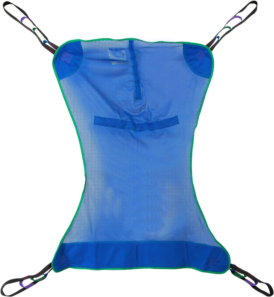 Mckesson Patient Lift Aid, Mesh - Full Body Transfer Sling - Size Large, 600 Lbs Weight Capacity, 1 Count