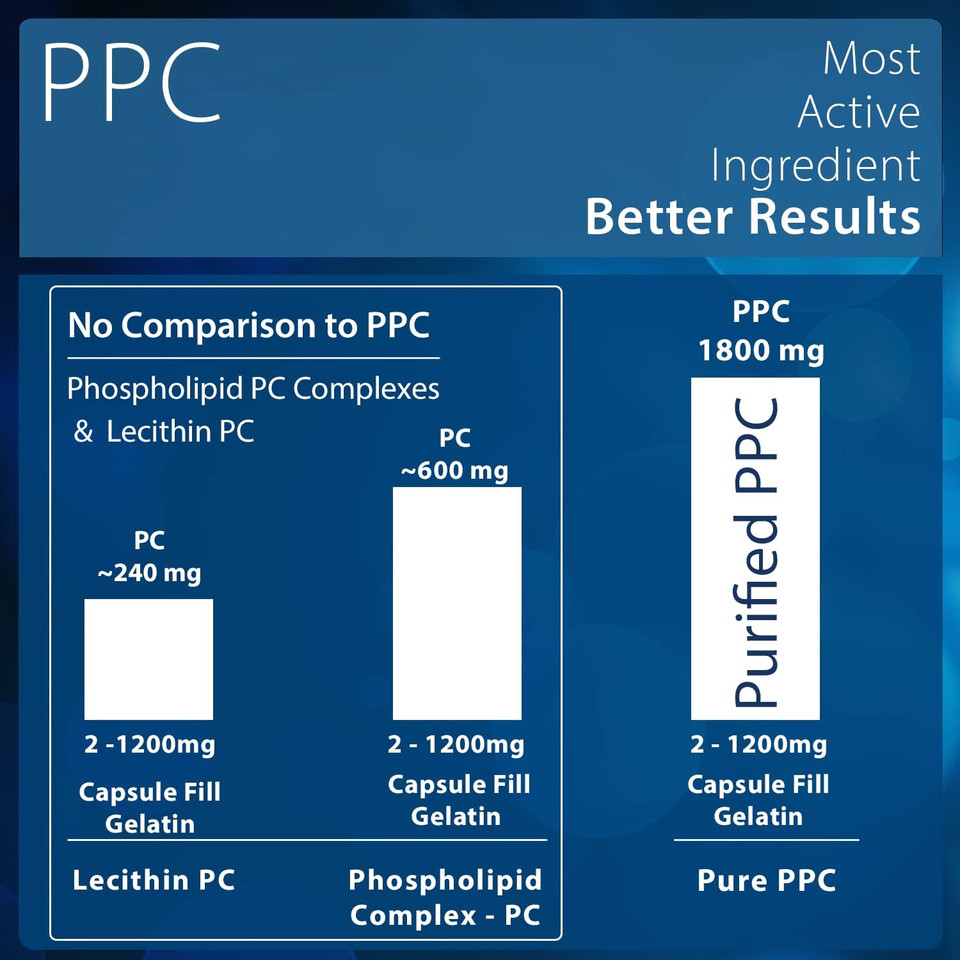 Nutrasal PhosChol PPC Polyenyl PhosphatidylCholine Choline Supplement 600mg 120 Vegetarian Capsules