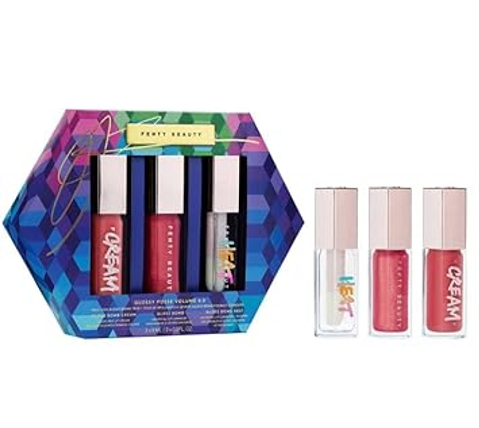 Fenty Beauty By Rihanna Glossy Posse Volume 6.0 Full-Size Gloss Bomb Trio