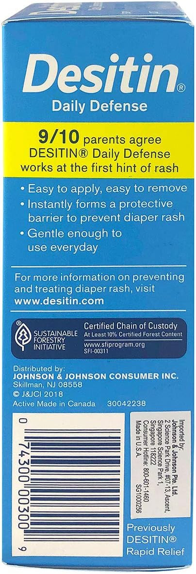 Desitin Rapid Relief Diaper Rash Cream, 2 Ounce Tube