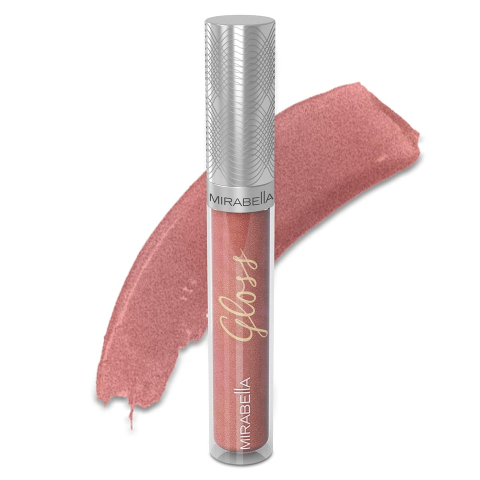 Mirabella Ultra-Hydrating Lip Gloss, Lavish (Shimmering Light Nude) - Luxe Advanced Formula For Glossy Shine Finish & Superior Color With Pigmentation - Essential Oils Soothe & Nourish Lipsoriginal Lavish (Shimmering Light Nude)