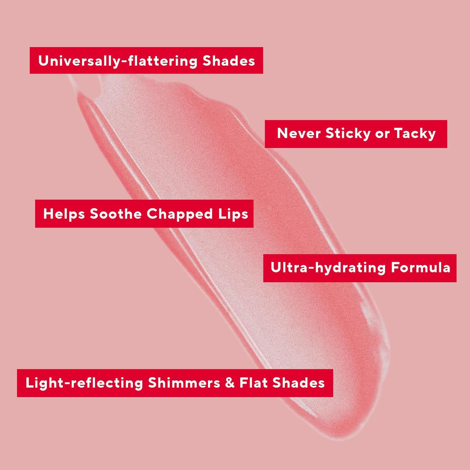 Mirabella Ultra-Hydrating Lip Gloss, Lavish (Shimmering Light Nude) - Luxe Advanced Formula For Glossy Shine Finish & Superior Color With Pigmentation - Essential Oils Soothe & Nourish Lipsoriginal Lavish (Shimmering Light Nude)