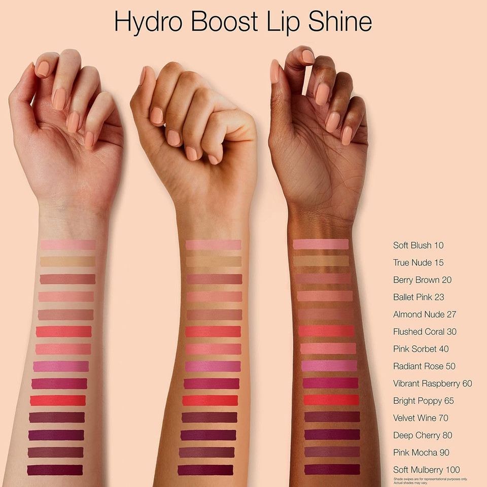 Neutrogena Hydro Boost Moisturizing Lip Gloss, Hydrating Non-Stick And Non-Drying Luminous Tinted Lip Shine With Hyaluronic Acid To Soften And Condition Lips, 20 Berry Brown, 0.10 Oz20 Berry Brown