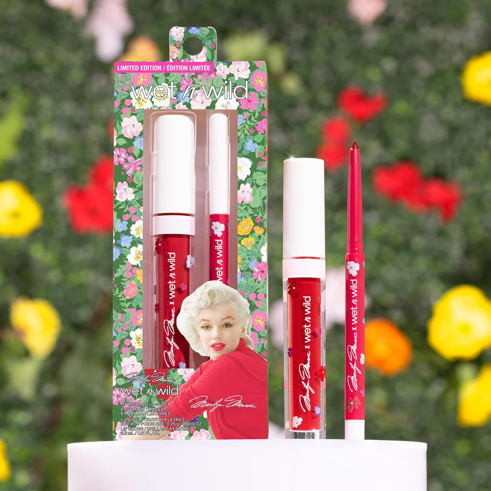 Wet N Wild Marilyn Monroe Collection Icon Lip Liner & Gloss Set