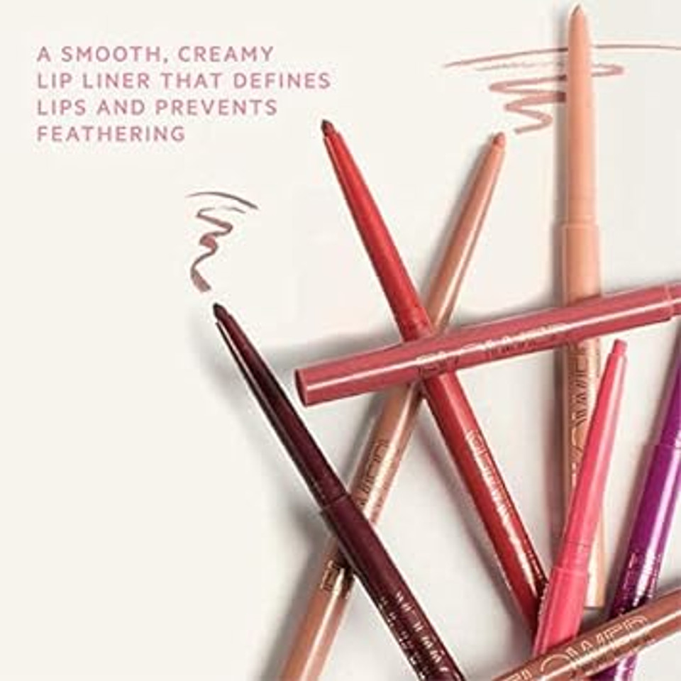Flower Beauty Petal Pout Lip Liner - Smooth & Creamy Lip Liner With Pigment Rich Color, Prevents Feathering Of Lip Color, Comes With Built-In Sharpener (Rose)Ll4 Rose1 Count (Pack Of 1)
