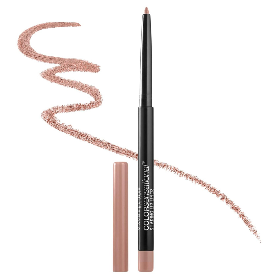 Maybelline Color Sensational Shaping Lip Liner With Self-Sharpening Tip, Nude Whisper, Nude, 1 Countnude Whisper Liner