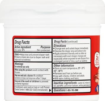 Boudreaux'S Butt Paste Maximum Strength Diaper Rash Cream, Ointment For Baby, 4 Oz Tube
