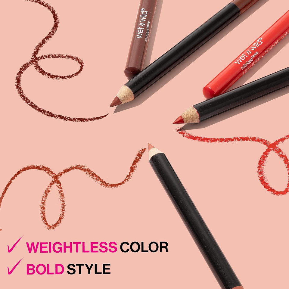 Wet N Wild Lip Liner Pencil Color Icon Lip Color Makeup, Fab Fuchsiafab Fuchsia