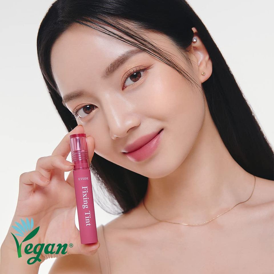 Etude Fixing Tint #11 Rose Blending | Long Lasting High Pigmented Liquid Lipstick |Waterproof Lightweight Matte Finish Lip Stain| Full Coverage