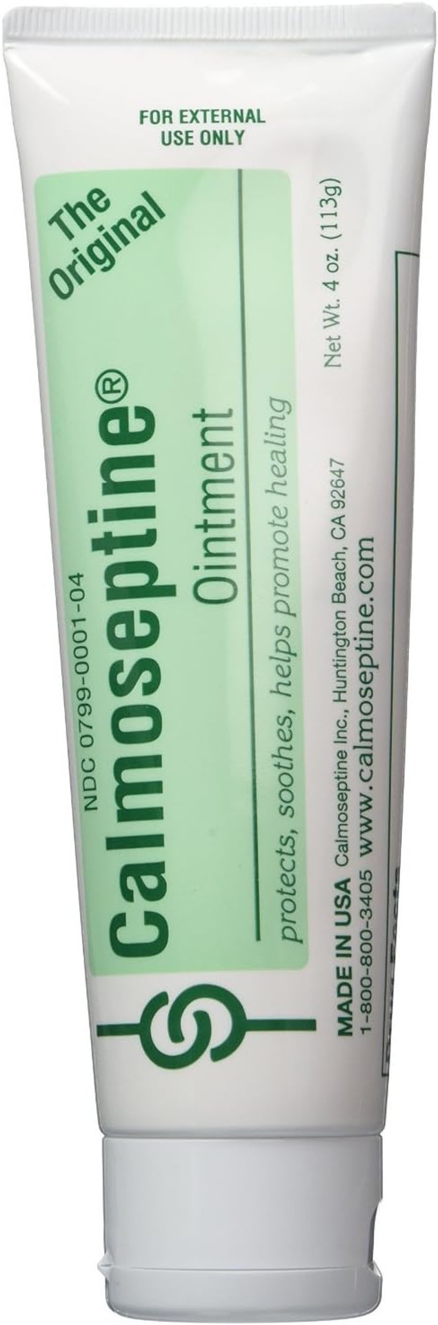 Calmoseptine Diaper Rash Ointment Tube, (Pack Of 6)