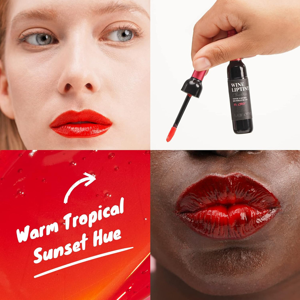 Labiotte Chateau Wine Lip Tint Chardonnay Orange 0.24 Fl Oz| Korean Lip Tint & Lipstain| Korean Makeup & Beauty Products | Water Tint Lip Stain| Hydrating Lip Tint & Lip Care Products|Chardonnay Orange