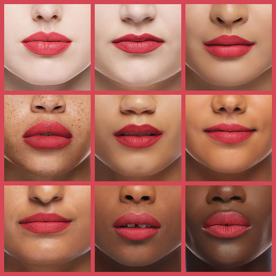 Flower Beauty Petal Pout Lipstick - Cruelty Free - Nourishing & Highly Pigmented Lip Color With Antioxidants (Hibis-Kiss - Matte)085 Hibis Kiss Matte