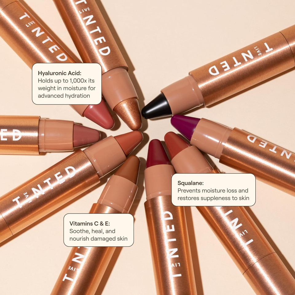 Live Tinted Huestick Multistick: Ultra Creamy, Eye, Lip, And Cheek Multistick, Packed With Hydrating Hyaluronic Acid, Squalane, Vitamins C + E, 3G / 0.1Ozintent - Warm Rose