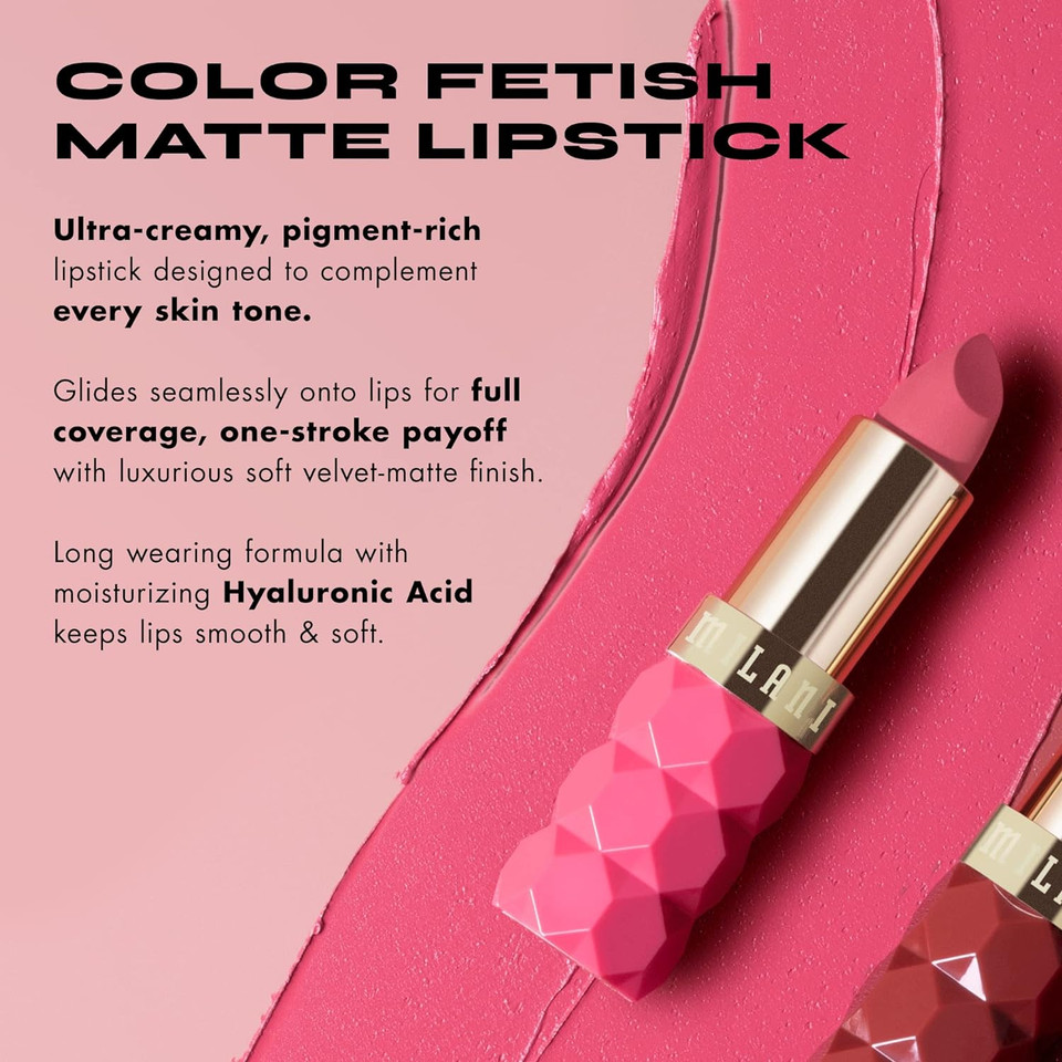 Milani Color Fetish Matte Lipstick (Peony)Peony
