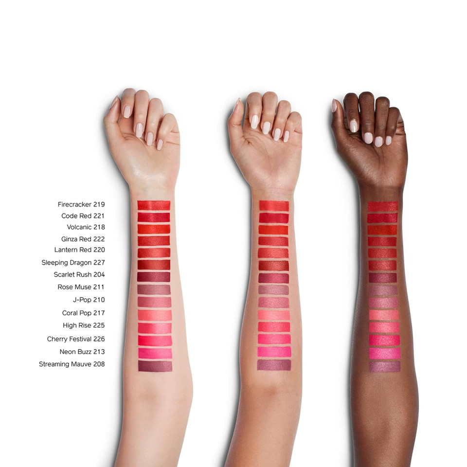 Shiseido Visionairy Gel Lipstick - Long-Lasting, Full Coverage Formula - Triple Gel Technology For High-Impact, Weightless Colorscarlet Rush - 204