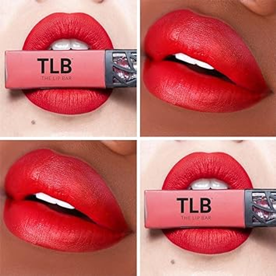 The Lip Bar | Vegan Liquid Matte Lipstick | High Pigment & Long-Lasting | Hot Mamahot Mama