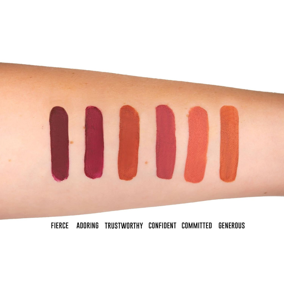 Thebalm Meet Matte Hughesã¢Â® San Francisco - Set Of 6 Mini Long-Lasting Liquid Lipsticks, 2.4 Fl. Oz