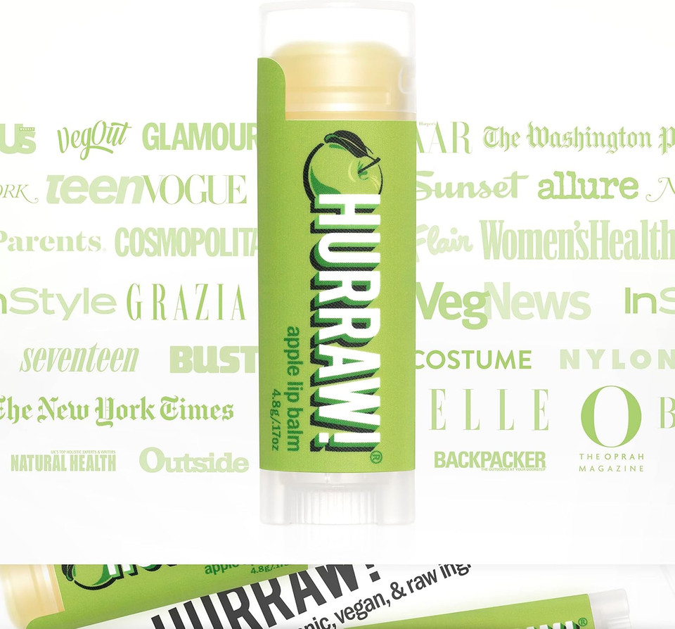 Hurraw! Almond, Cardamom, Rose (Vata) Lip Balm: Organic, Certified Vegan, Cruelty And Gluten Free. Non-Gmo, 100% Natural Ingredients. Bee, Shea, Soy And Palm Free. Made In Usa