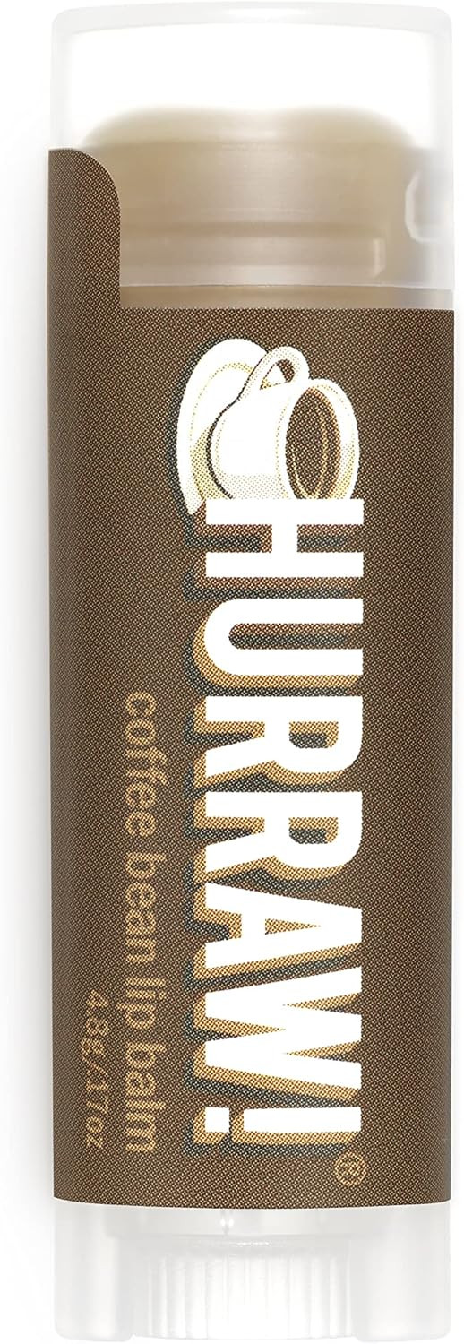 Hurraw! Coffee Bean Lip Balm: Organic, Certified Vegan, Cruelty And Gluten Free. Non-Gmo, 100% Natural Ingredients. Bee, Shea, Soy And Palm Free. Made In Usa