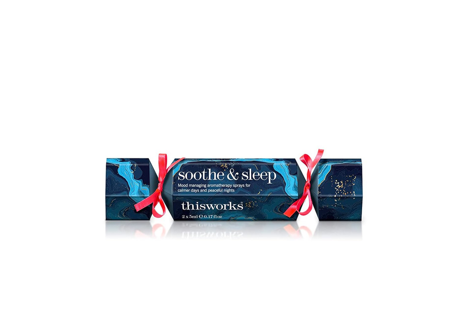 Thisworks Soothe & Sleep Travel Gift Set Mini'S: Deep Sleep Pillow Spray And Stress Check Mood Manager, For Sleep Wellness And Calming, Infused With Essential Oils