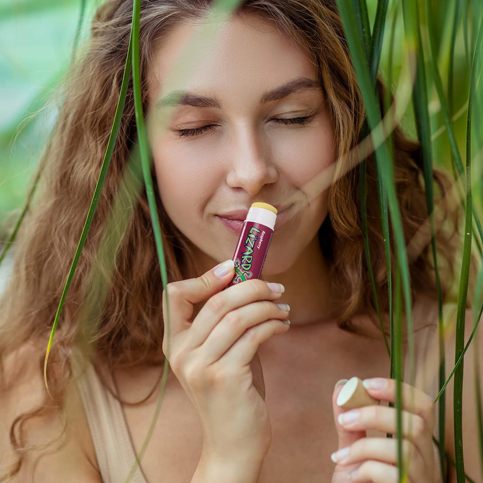 Lizard Lips Usda Certified Organic Lip Balm (Vanilla, Unflavored, Vanilla-Mint, Hemp-Vanilla)
